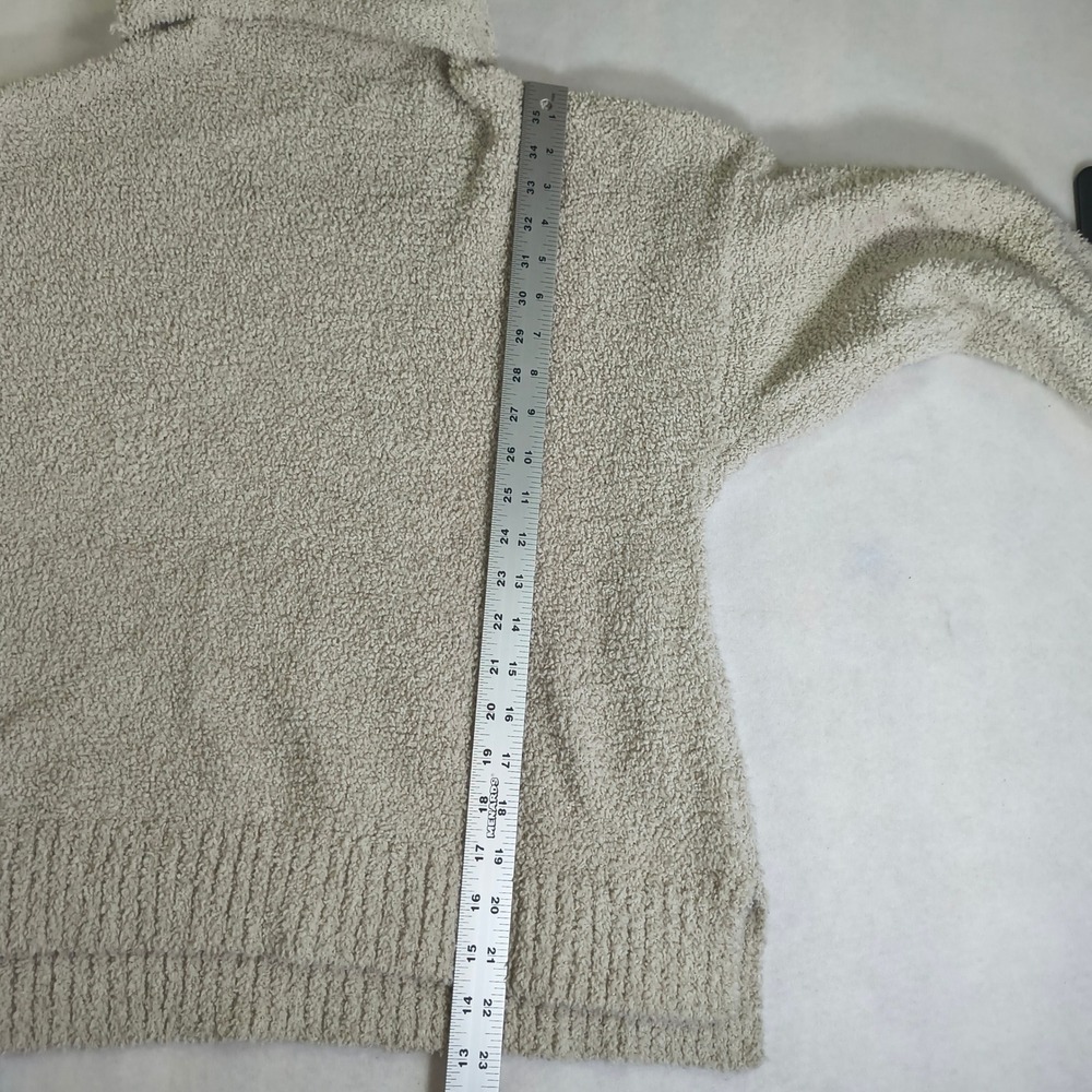 UGG Cozy Boucle Sweater Womens Large Cream Mock Neck Soft Lounge Pullover‎ - Picture 5 of 8